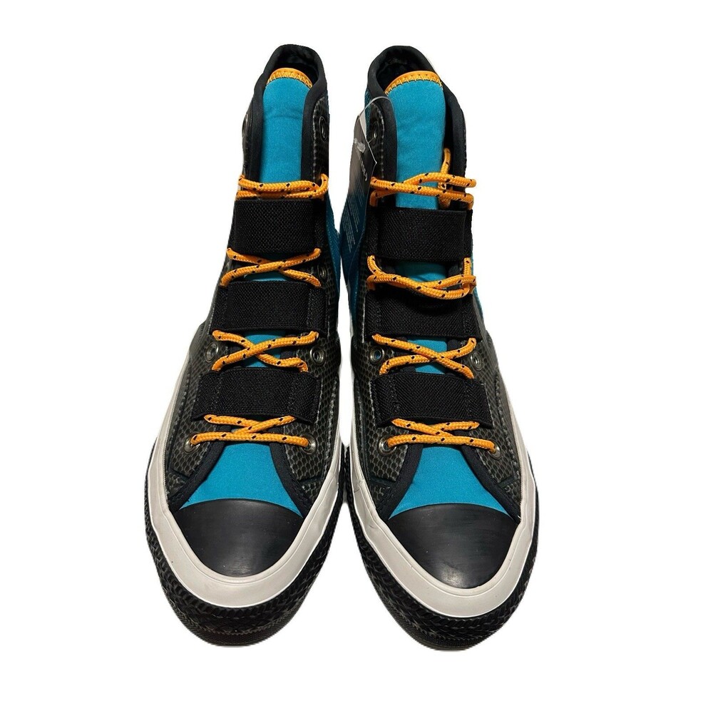 NEW Converse Mens Size 9 Chuck 70 Tech Hiker High Top Sneakers Teal Field Orange - Picture 3 of 9